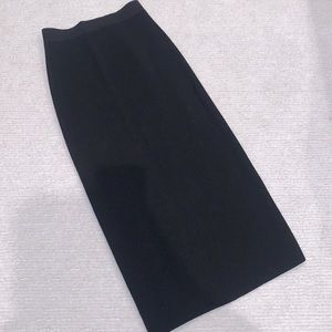 MIDI rib skirt compact ponte like new